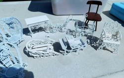 white metal b